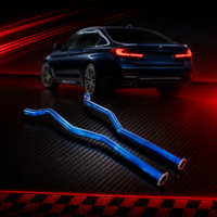 Section intermédiaire d'échappement en titane de grade 5 pour BMW M2 G87 3.0T S58, longueur égale, soudée TIG, cintrée au mandrin, 2023