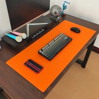 Tapis de bureau personnalisé de grande taille, coloré, en feutre doux, écologique, durable, antidérapant, imprimé par transfert thermique, protection du sol, maison