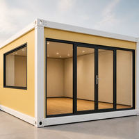 Maison préfabriquée modulaire extensible portable en panneaux sandwich pliables à montage rapide