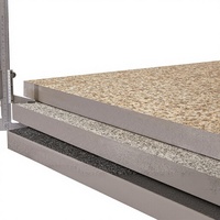 Dalles de pavage imitation granit blanc sésame, carreaux de sol en PC, antidérapants, résistants à l'usure, finition mate, pour hôtels et villas