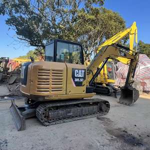 CAT 305,5 Caterpillar CAT 305.5E2 mini excavadoras de 5 toneladas micro Excavadora hidráulica maquinaria de excavación usada - Product Image 2