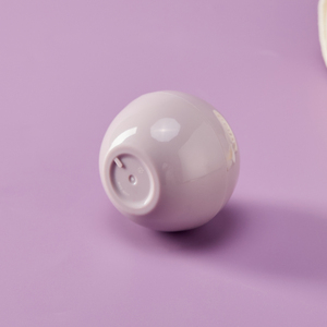 Pots de crème en forme de boule de couleur violette personnalisée PP emballage de crème lotion pour soins pour bébé 50ml joli pot de crème pour le visage pour enfants double couche - Product Image 6
