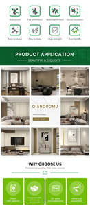 Decoração de Parede de Instalação Fácil, Painéis de Parede WPC à Prova de Fogo e Água, Revestimento de Parede Interno Flexível com Estilo de Design Moderno - Product Image 6