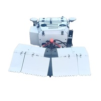 Nouveauté Mini tondeuse à gazon à fléaux agricoles 800mm 1000mm 1200mm Rc Home Robotic Diesel Power Crawler Tondeuse à gazon pour la coupe d'herbe