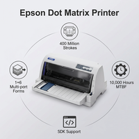 Printer Dot Matrix E-pson LQ-735KII 24 Jarum 1+6 Kecepatan Tinggi Printer Struk Faktur USB Paralel Perlengkapan Kantor Bisnis