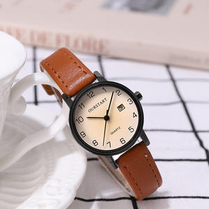 Nuevo Estilo de Reloj Ecológico para Estudiantes, Reloj de Cuarzo Simple de Moda para Mujer, Venta al por Mayor, Calendario Decorativo, Transmisión en Vivo, Correa Acrílica de 9 mm - Product Image 2