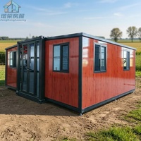 Conteneur habitable extensible de 20 pieds, résistant aux intempéries, structure en acier, idéal pour cliniques et bureaux – Design moderne – Vente chaude directe usine