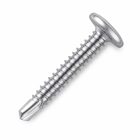 Vis à tête Phillips avec rondelle, acier inoxydable SS304 A2, pour fixation de conduits CVC et tôles, vente en gros