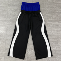 Pantalon de survêtement ample et épais Guangzhou Shangshang personnalisé à double taille avec broderie de patchs