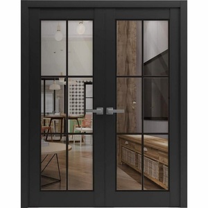 Poignée encastrée en aluminium pour <span class=keywords><strong>porte</strong></span> battante <span class=keywords><strong>de</strong></span> bureau moderne en verre, esthétique et épurée - Product Image 3