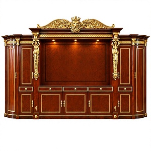 Premium <b>Teak</b> Wood Hand-Carved Baroque Living Room Furniture Luxury French Style Handcarved Wooden <b>TV</b> Cabinet <b>TV</b> <b>Stand</b> London - Product Image 1