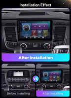 Écran tactile Android 10 pouces Radio stéréo lecteur DVD vidéo de voiture pour Ford transit 2021 4G Wifi GPS Navigation Carplay