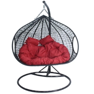 Silla Columpio Doble Ancha <span class=keywords><strong>para</strong></span> Jardín, Hamaca Colgante <span class=keywords><strong>para</strong></span> Exteriores - Product Image 2
