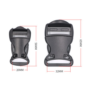Boucle coulissante réglable en plastique à simple traction pour sacs, sangles et accessoires A177-20MM A177-32MM - Product Image 3