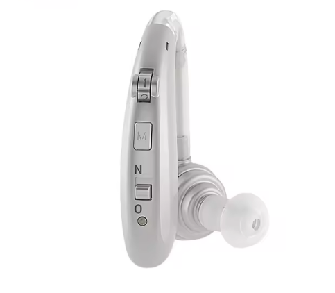 For AXON A-360B Rechargeable BTE Analog Hearing Aid with Blue Tooth Noise Reduction Blue Color