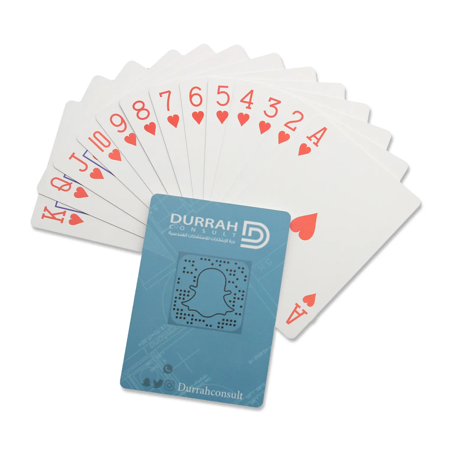 Custom Box Front And Back Printing Logo Waterproof PVC Poker Playing Cards Plastic Made Saudi Arabia Playing Cards