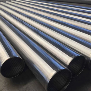 Tubo de filtro de agua Johnson personalizado con malla ranurada continua de alambre en cuña para <span class=keywords><strong>control</strong></span> de arena - Product Image 4