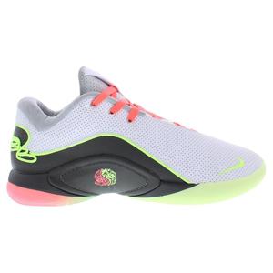 รองเท้าบาสเก็ตบอล Nike Air Zoom Hyperdunk Xii สีขาวโวลท์โกลว์ มีเดียมแอช สำหรับทุกเพศ - Product Image 2