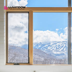 Ventanas de Manivela de Madera Revestidas de Aluminio con Aislamiento Térmico, Estilo Rústico, Certificadas por Energy Star, para Residencias de Estilo Americano - Product Image 2