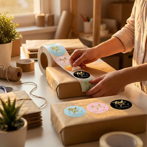 Mass Wholesale Self Adhesive UV Eco-Friendly <b>Waterproof</b> Labels High Adhesion Smudge Proof Durable 3D Crystal <b>Stickers</b> for Food - Product Image 1