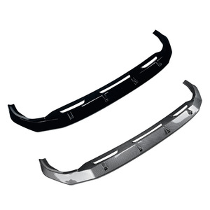 Audi Q8 SQ8 Sline 2019-2023 Front <b>Lip</b> <b>Splitter</b> Bumper Carbon Fiber Texture Matte Finish AMP-Z - Product Image 2