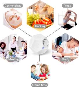 Temporizador de Cubo Mini de 12 Caras con 11 Tiempos Preestablecidos, Temporizador Flip Pomodoro <span class=keywords><strong>para</strong></span> Gestión del TDAH, Ejercicio, Estudio, Cocina - Product Image 6