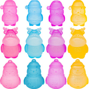 2026 Hot Selling Christmas Series Maltose Squeeze Toy Super Stretchy Soft Texture Stress Relief Fidget Xmas Holiday Squeeze Toy - Product Image 1