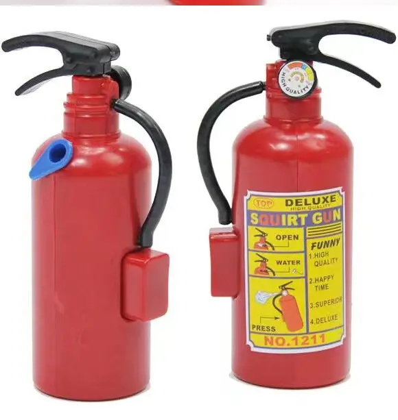 Sıcak satış komik kırmızı renk küçük hediye ucuz yaz plastik su sincap oyuncak yangın söndürücü su oyuncak tabanca