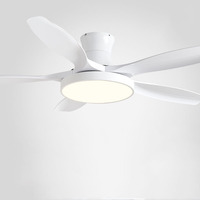 Ventilateur de plafond LED en métal à télécommande, design traditionnel, pour la maison, vente en gros, 5 à 36-52 pouces, économie d'énergie, garantie 10 ans