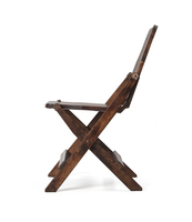Chaise pliante élégante en bois avec jointure traditionnelle à mortaise, siège portable pour cour, cérémonie du thé, jardin