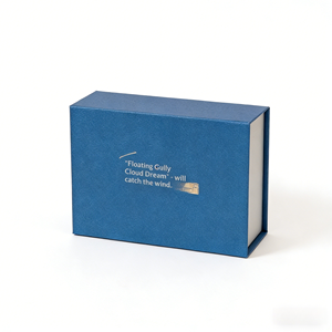 Magnetic Flip Top Foldable Eco-Friendly Recyclable <b>Paper</b> Gift Box Embossing Custom Logo Craft Contact Us for Custom Packaging - Product Image 4