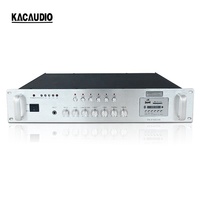 Amplificateur de puissance pour système de sonorisation 150W, mélangeur 2U argenté, amplificateur de tension 6 zones