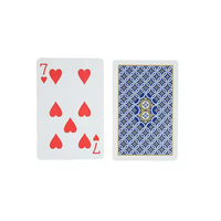 Jeu de cartes de poker en plastique blanc imperméable de haute qualité, imprimé sur mesure avec logo personnalisé, taille personnalisée, MOQ 1000 pièces pour jeux de cartes