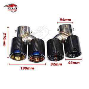 JTLD Silenciador de Fibra de Carbono, Sistema de Escape de Acero Inoxidable Negro para <span class=keywords><strong>BMW</strong></span> G20 G28 M240i M340i M440i Modelos M2 <span class=keywords><strong>M3</strong></span> - Product Image 6