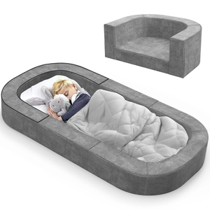 Custom Manufacturer Comfortable Safety Toddler <b>Floor</b> <b>Beds</b> with Soft Foam for Baby and Kids with Washable Cover Portable Handle - Product Image 1