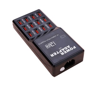 Chargeur USB universel 12 ports Prise US/EU/UK Entrée 5V Sortie 5A 60W Courant de puissance Charge rapide Téléphones mobiles - Product Image 3