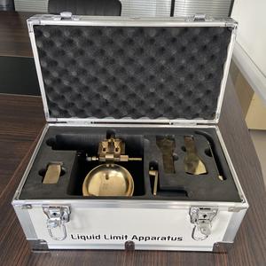 Casagrandeポータブル液体Atterberg整合限界,テストマシン用土壌ASTM標準真ちゅう材料220V 1年Warran - Product Image 4