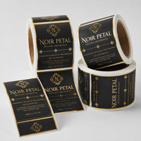 Produits de soin de la peau personnalisés, autocollants biodégradables, étiquettes autocollantes, rouleaux d'étiquettes pour bouteilles en verre