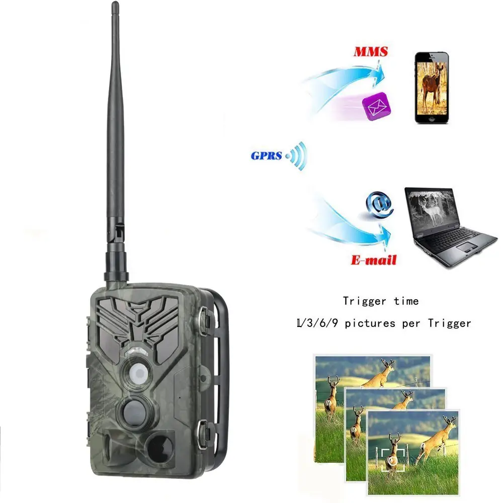 HC810LTE avcılık kamera 4G kızılötesi gece görüş Trail kameralar 1080P fotoğraf tuzakları yaban hayatı kam avcısı izcilik Chasse