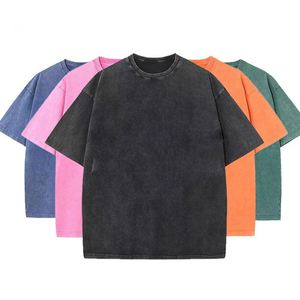 Haute qualité personnalisé surdimensionné blanc hommes 100% coton t-<span class=keywords><strong>shirt</strong></span> imprimé <span class=keywords><strong>Vintage</strong></span> coton biologique t-shirts en gros lavage à l'acide t-<span class=keywords><strong>shirt</strong></span> - Product Image 2