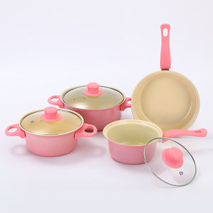 Ensemble d'ustensiles de cuisine <span class=keywords><strong>en</strong></span> <span class=keywords><strong>fonte</strong></span> de treize pièces tout nouveau pot à lait pot à soupe casserole avec couvercle et spatule pour la préparation des aliments - Product Image 1