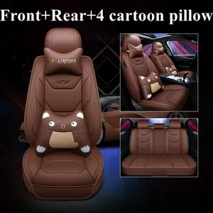 <span class=keywords><strong>2023</strong></span> Offre Spéciale housses de siège de voiture personnalisées Design original en cuir pour cinq sièges complets quatre saisons couverture de coussin - Product Image 2