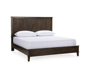 Cadre de lit moderne minimaliste en bois massif, taille King ou Queen, lit plateforme personnalisé pour chambre principale, mobilier d'hôtel, villa, maison - Product Image 1
