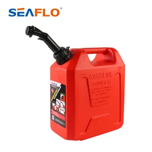 SEAFLO 5 gallon red Plastic petrol can alcohol drums explosion proof gasoline tanks for lawnmower atv