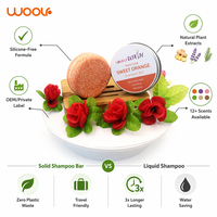 Jabón en Barra para el Crecimiento del Cabello, Control de Grasa, Aroma a Naranja Dulce, Refrescante, Champú y Acondicionador, OEM ODM