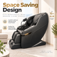 Fauteuil de massage Shiatsu 8D haut de gamme avec écran tactile SL Track pour salon professionnel, fauteuil inclinable de bien-être, canapé de relaxation pour le corps entier