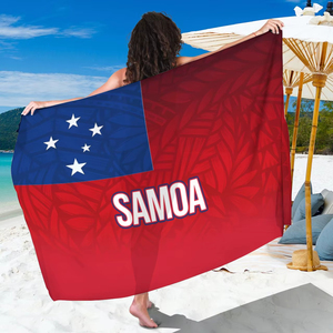 Sarong personnalisé avec motifs traditionnels des îles polynésiennes Samoa <span class=keywords><strong>Tahiti</strong></span> Palau Nauru - Product Image 4
