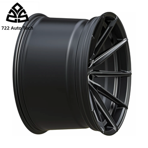 722Auto Aviation Aluminium Legering 6061 Gesmede Autovelgen 18 19 20 21 22 Inch 5X120 Custom Zwarte Diep Concave Gesmede Velgen - Product Image 6