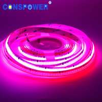 8mm 10mm 12mm genişlik RGBIC COB LED şerit ışık adresli LED RGB IC WS2811 12V LED şerit 720LEDS/M Luces LED Tira De Luz LED