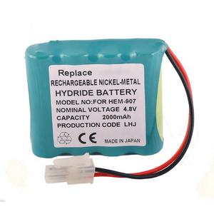 Batería Para <span class=keywords><strong>Omron</strong></span> 48H907N-AU, EM-907, 48H907N, ANIC0879, 48H907N, <span class=keywords><strong>HEM</strong></span>-907, <span class=keywords><strong>HEM</strong></span>-907XL, B11333, NI-MH, 4,8 v, 2000mAh - Product Image 2